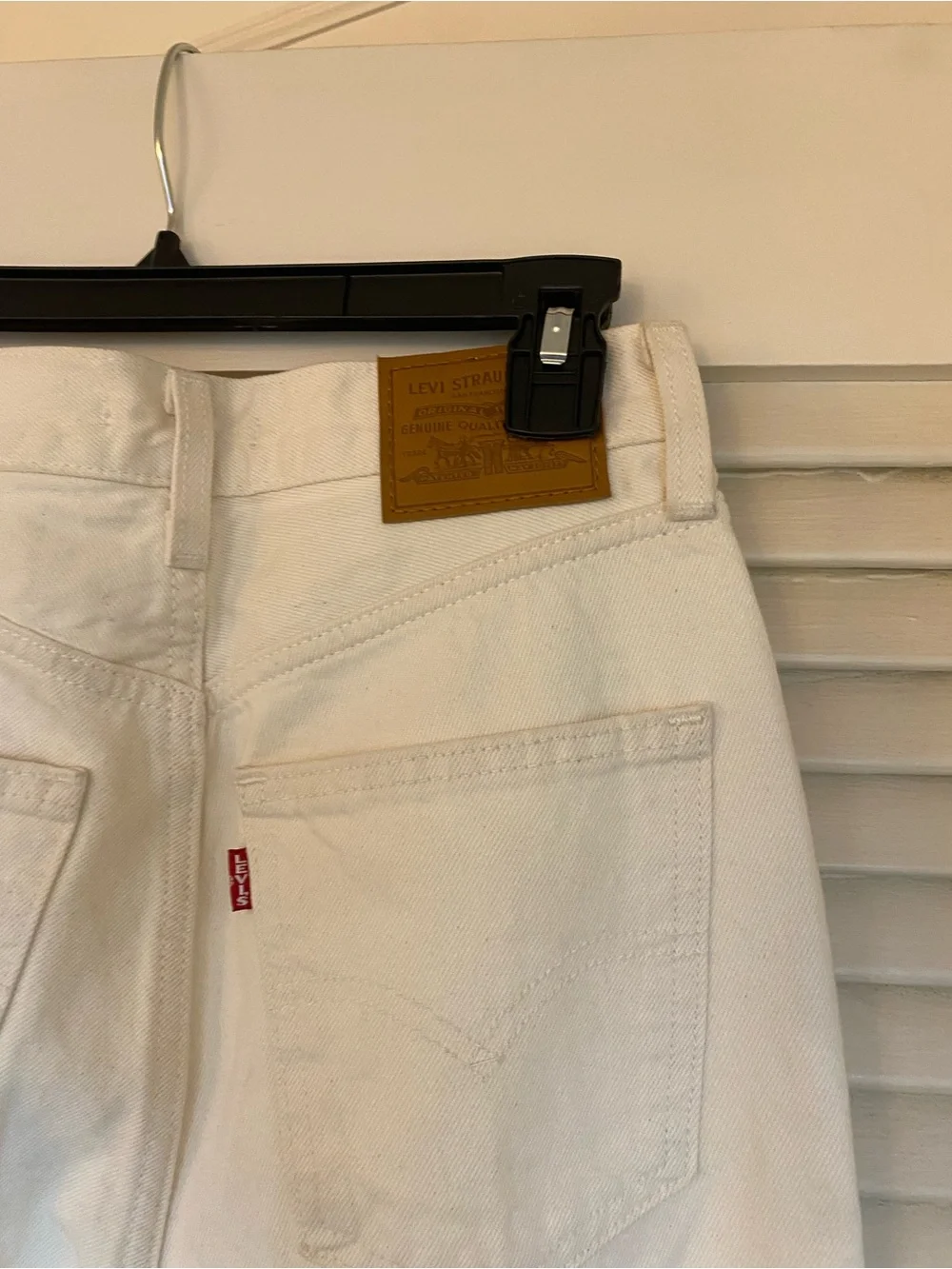 Levi’s 70s High Slim Straight White Jeans